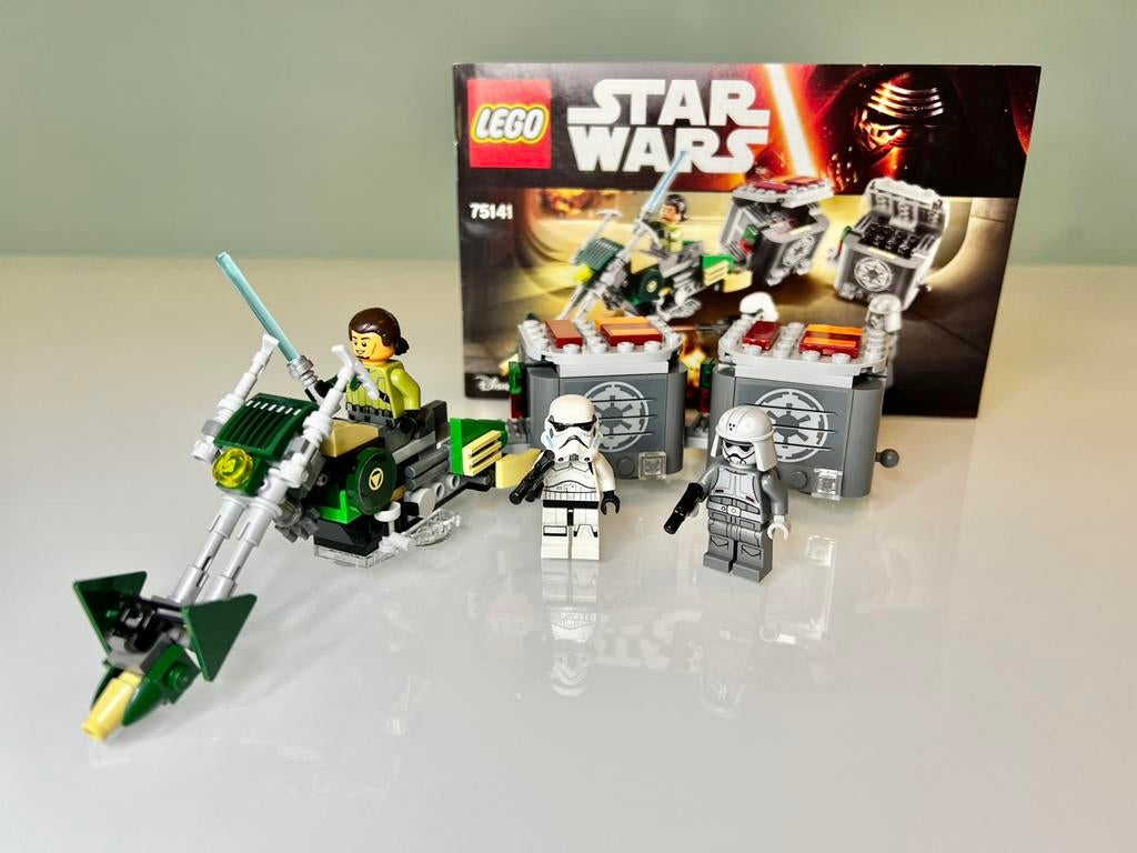 LEGO Star Wars Rebels Kanan's Speeder Bike 75141-1 (2016), Kinderen en Baby's, Speelgoed | Duplo en Lego, Zo goed als nieuw, Lego