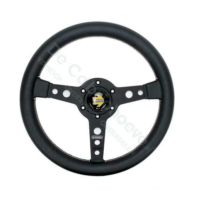 MX5 Momo stuur Prototipo 32 Zwart, De Cabriohoeve VOF, Nieuw, Info@cabriohoeve.nl, Julianalaan 9, 9462PG Gasselte, Nederland
