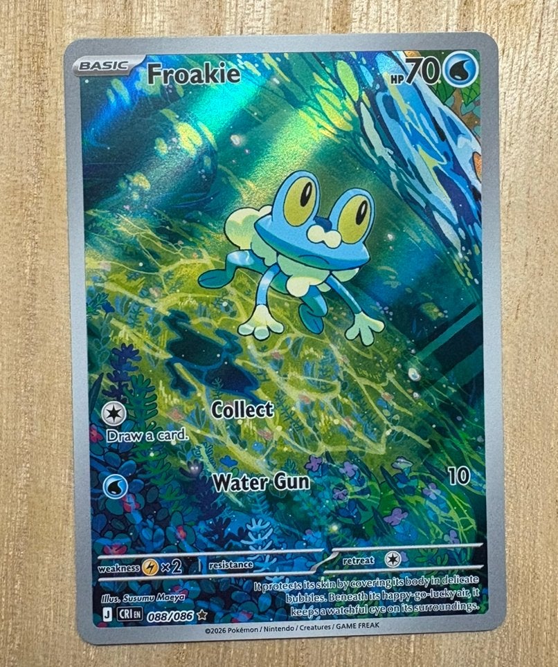 Froakie - 088/086 - Chaos Rising - Pokémon, Ophalen of Verzenden, Zo goed als nieuw