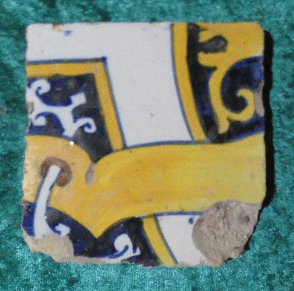 Tegel uit Portugal, 17e eeuw., Ophalen of Verzenden