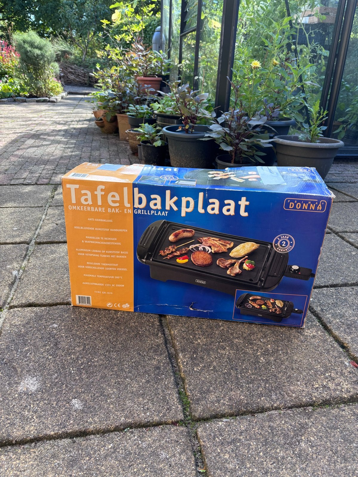 Tafelbakplaat, Ophalen, Zo goed als nieuw