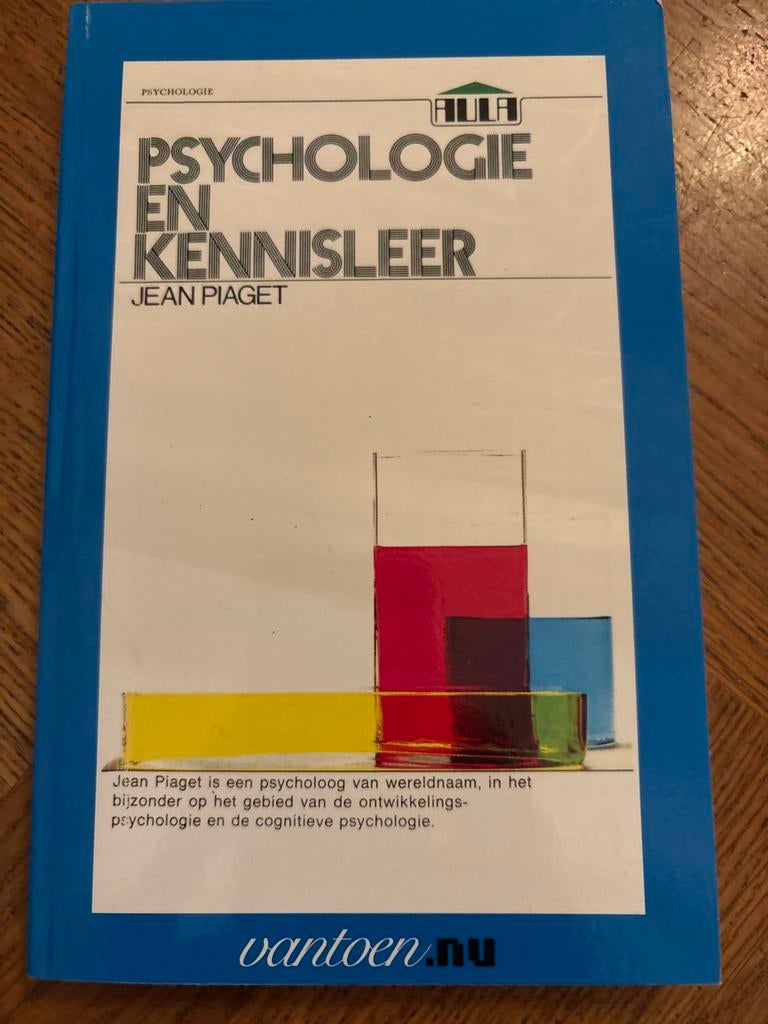 Psychologie en Kennisleer - Jean Piaget, Ophalen of Verzenden, Gelezen, Ontwikkelingspsychologie