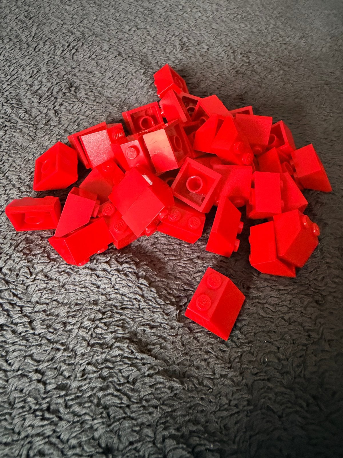 Lego rode dakpannen 2x2 studs (39 stuks), Kinderen en Baby's, Speelgoed | Duplo en Lego, Ophalen of Verzenden, Gebruikt, Losse stenen