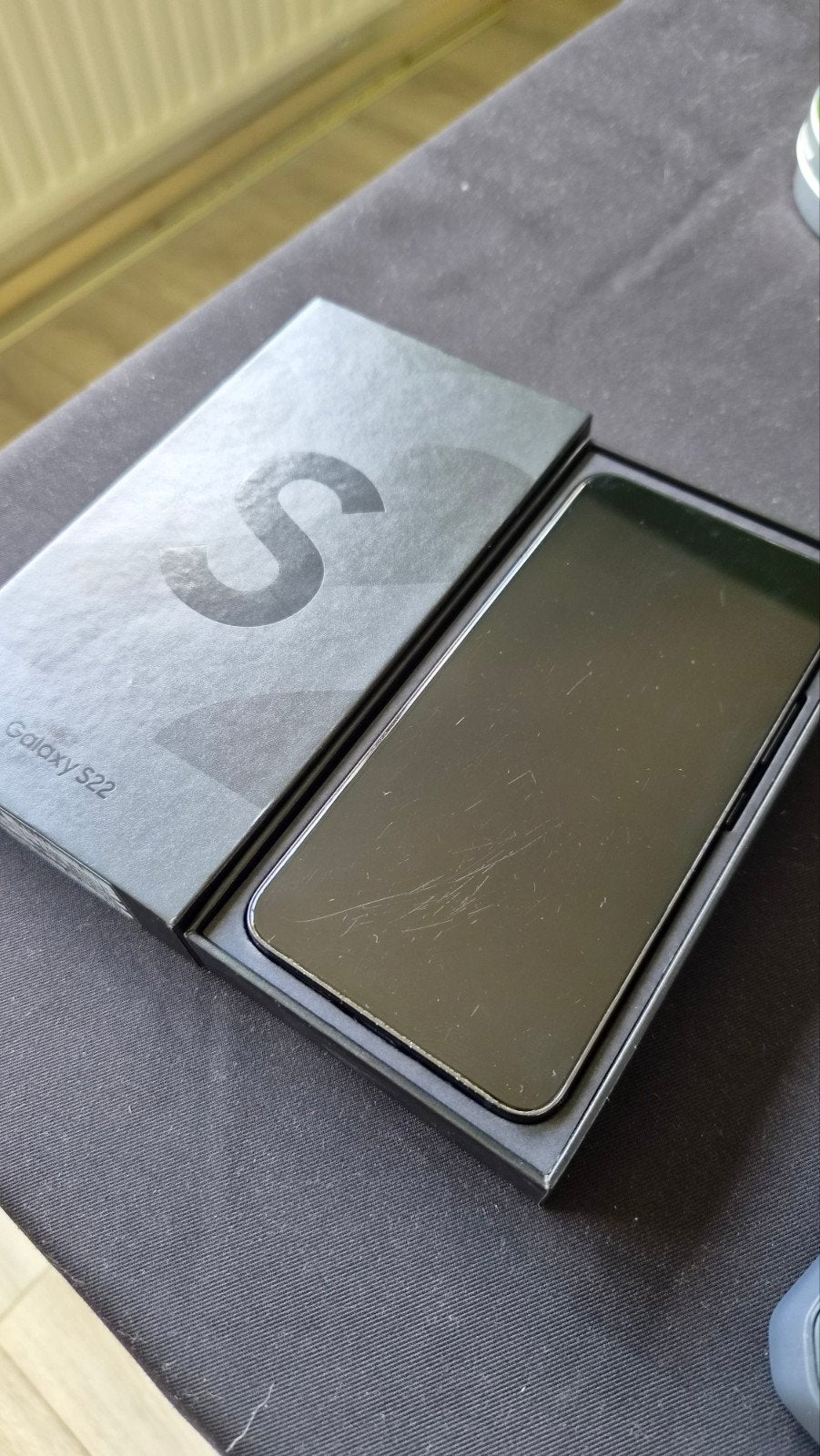 Samsung Galaxy S22 258GB Phantom black, Gebruikt, Zwart, Touchscreen, Ophalen of Verzenden