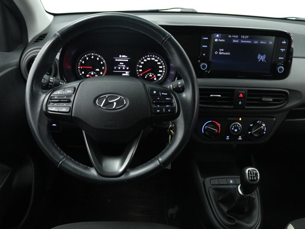 Hyundai i10 1.0 Comfort | Carplay Navigatie | Airco | Cruise, Keurmerk '100% Onderhouden', 12 maanden, Stof, Gebruikt