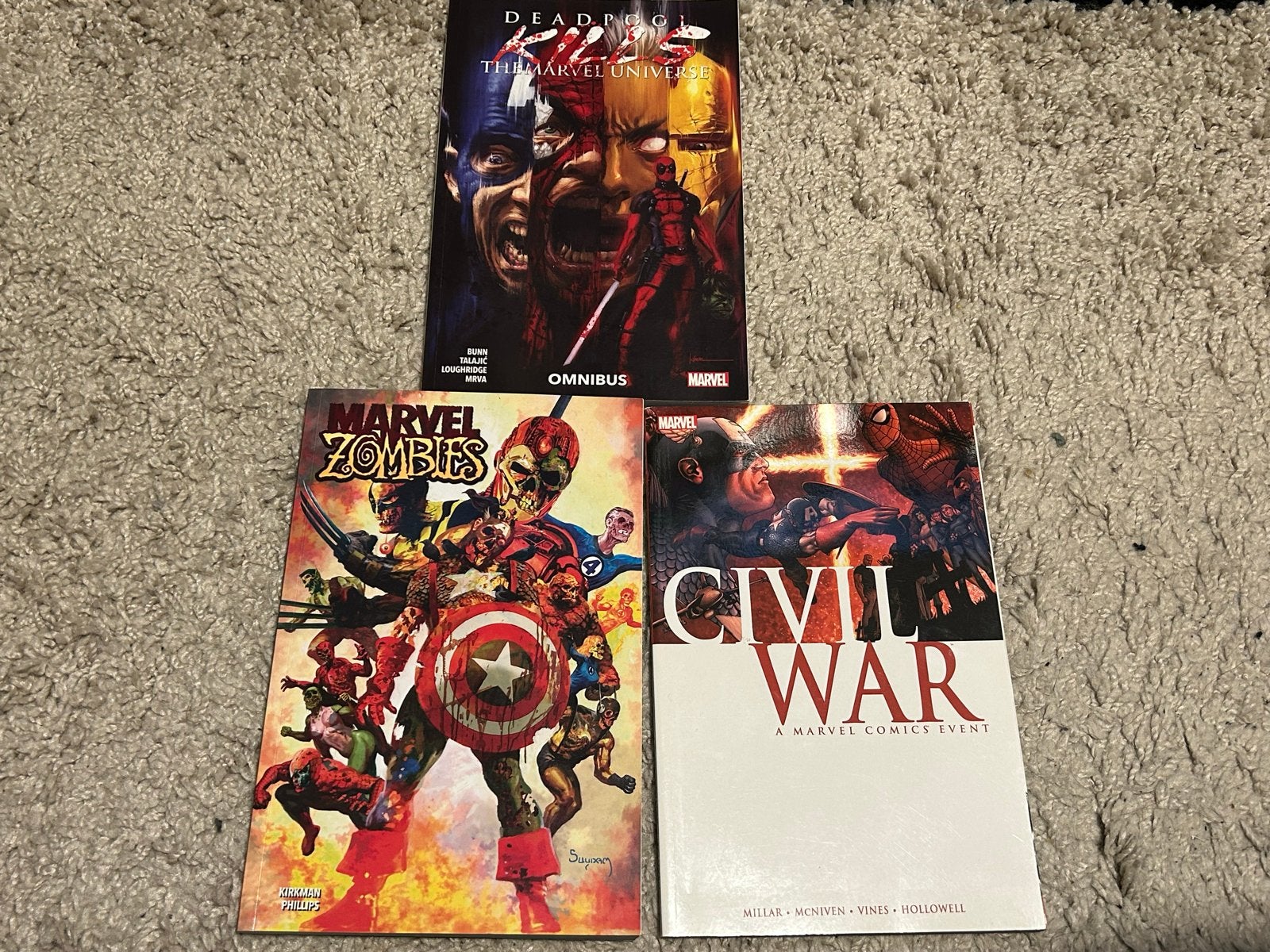 Marvel Comics Collectie: Civil War, Zombies, Deadpool, Boeken, Strips | Comics, Meerdere comics, Ophalen of Verzenden, Zo goed als nieuw