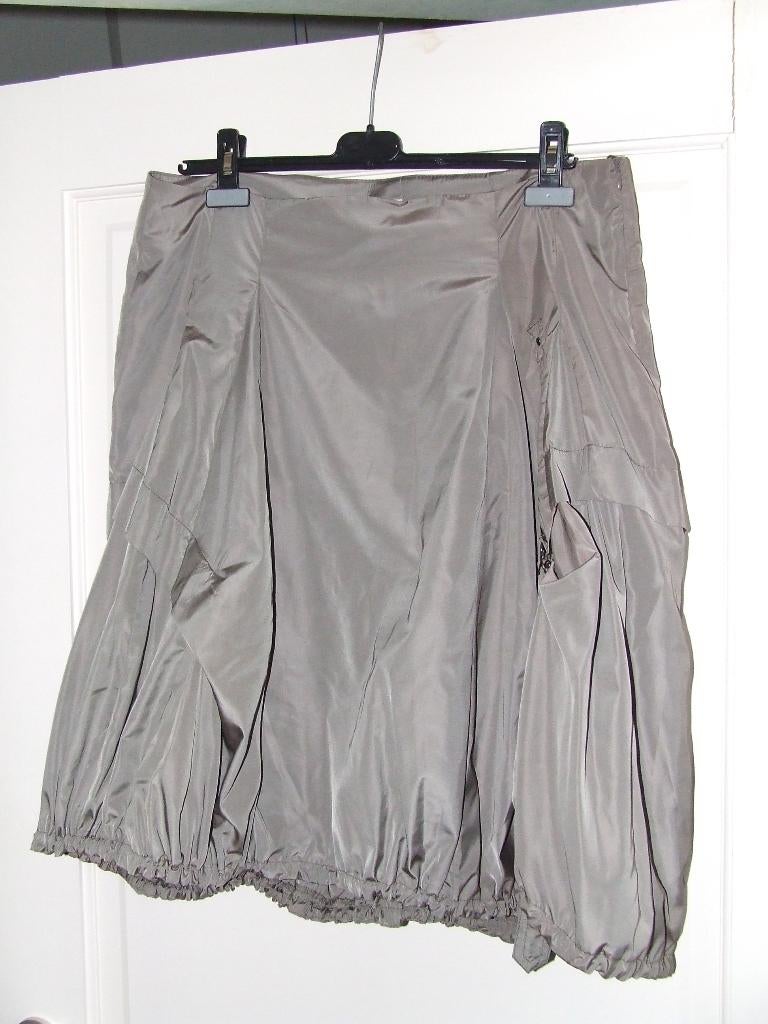 Lisa Campione beigekleurige chique rok maat 40, Maat 38/40 (M), Beige, Lisa Campione, Nieuw