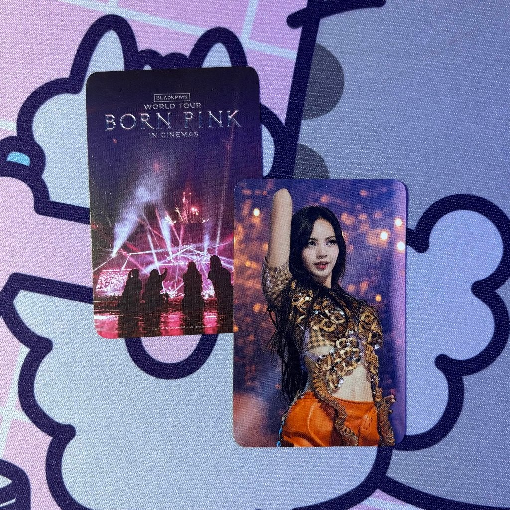 Blackpink Born Pink World Tour in Cinemas Round 3 Lisa, Ophalen of Verzenden, Nieuw, Foto of Kaart