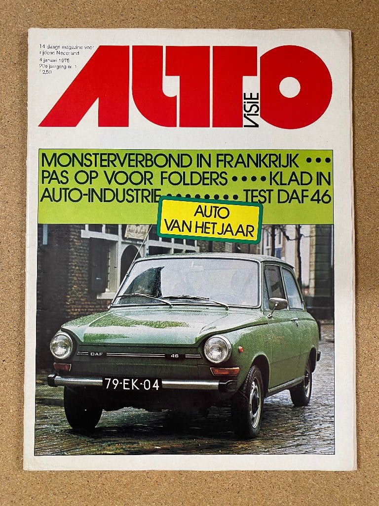 Autovisie 1 1975, Verzenden, Gelezen, Algemeen