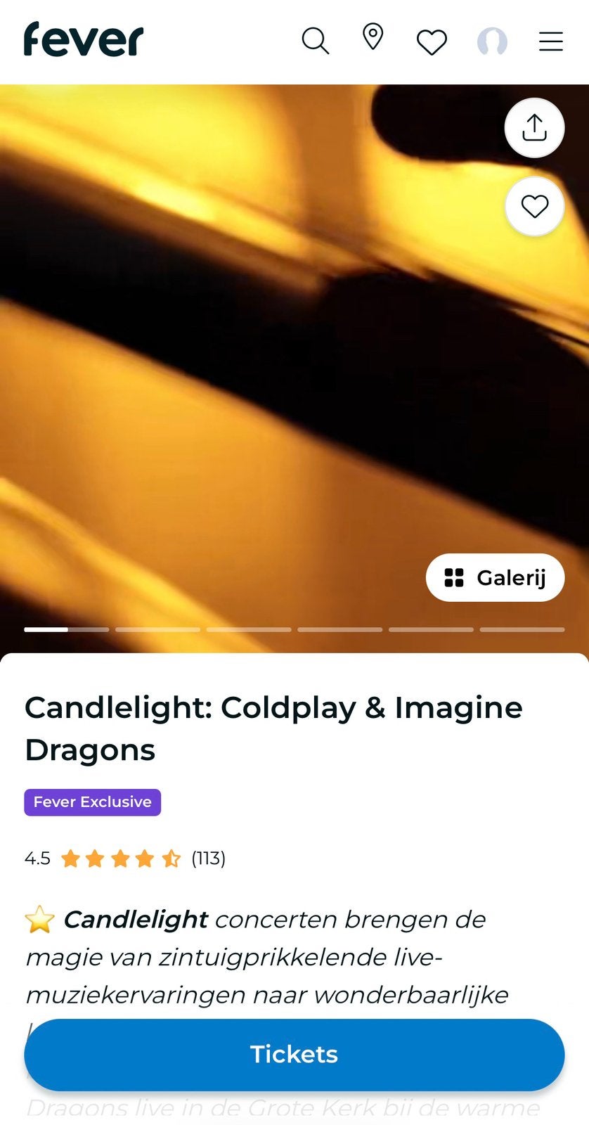 Canclelight coldplay & inagine dragons, Twee personen, Overige soorten