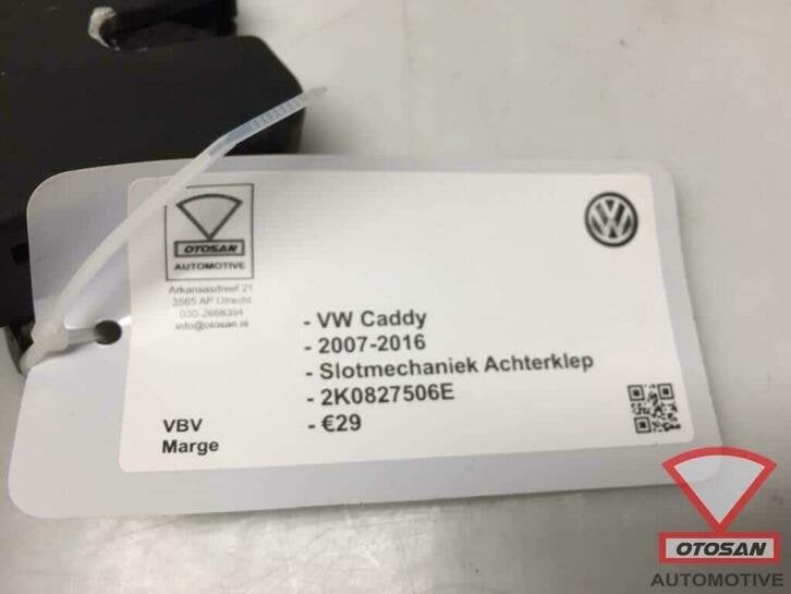 vw caddy 2007 2016 slotmechaniek achterklep 2k0827506e, Gebruikt, Volkswagen, Volkswagen AG, Berliner Ring 2
38440  Wolfsburg, DE