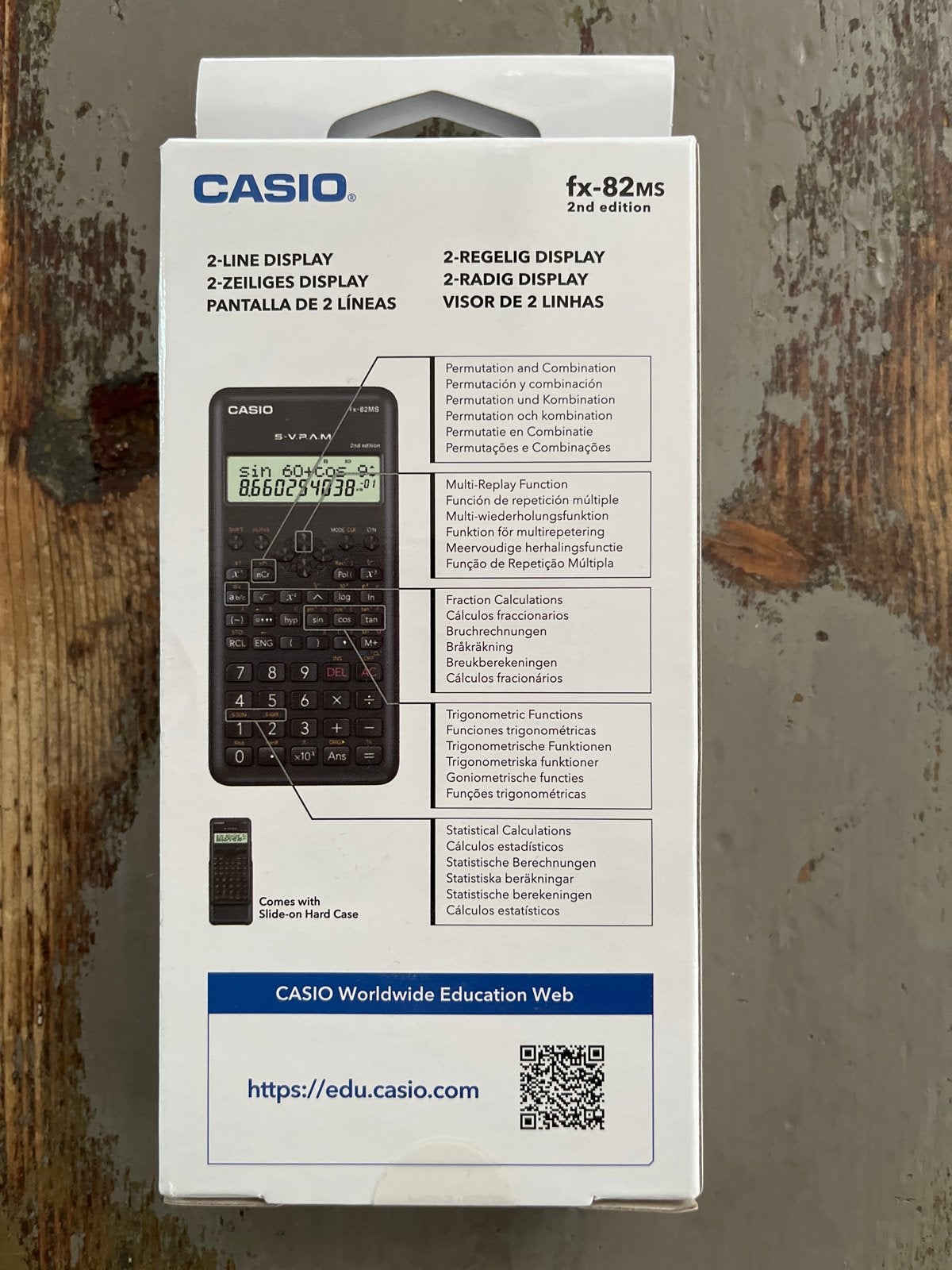 nieuwe casio fx-82 ms 2nd edition school rekenmachine, Ophalen of Verzenden, Nieuw