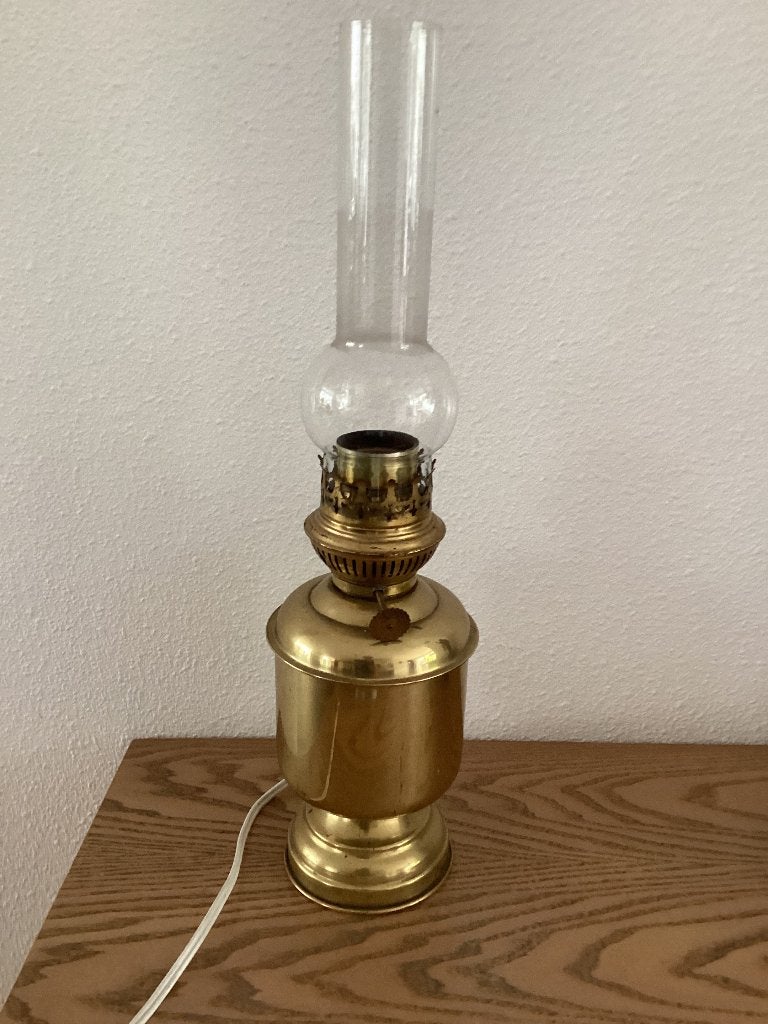 Scheepslamp / Olielamp - Messing, Antiek en Kunst, Ophalen of Verzenden