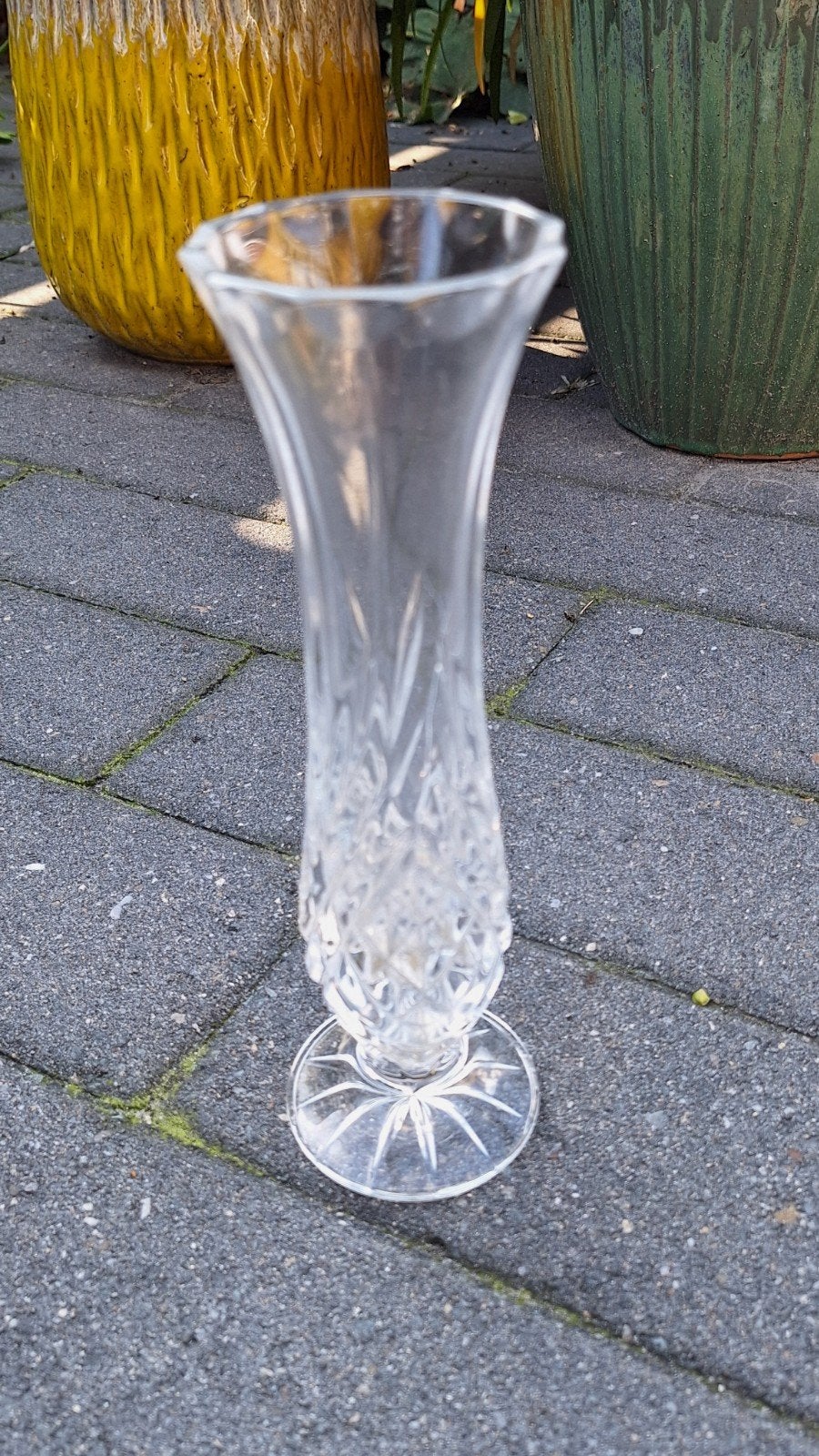 Kristallen vaasje, Ophalen of Verzenden, Gebruikt, Kristal, Overige typen