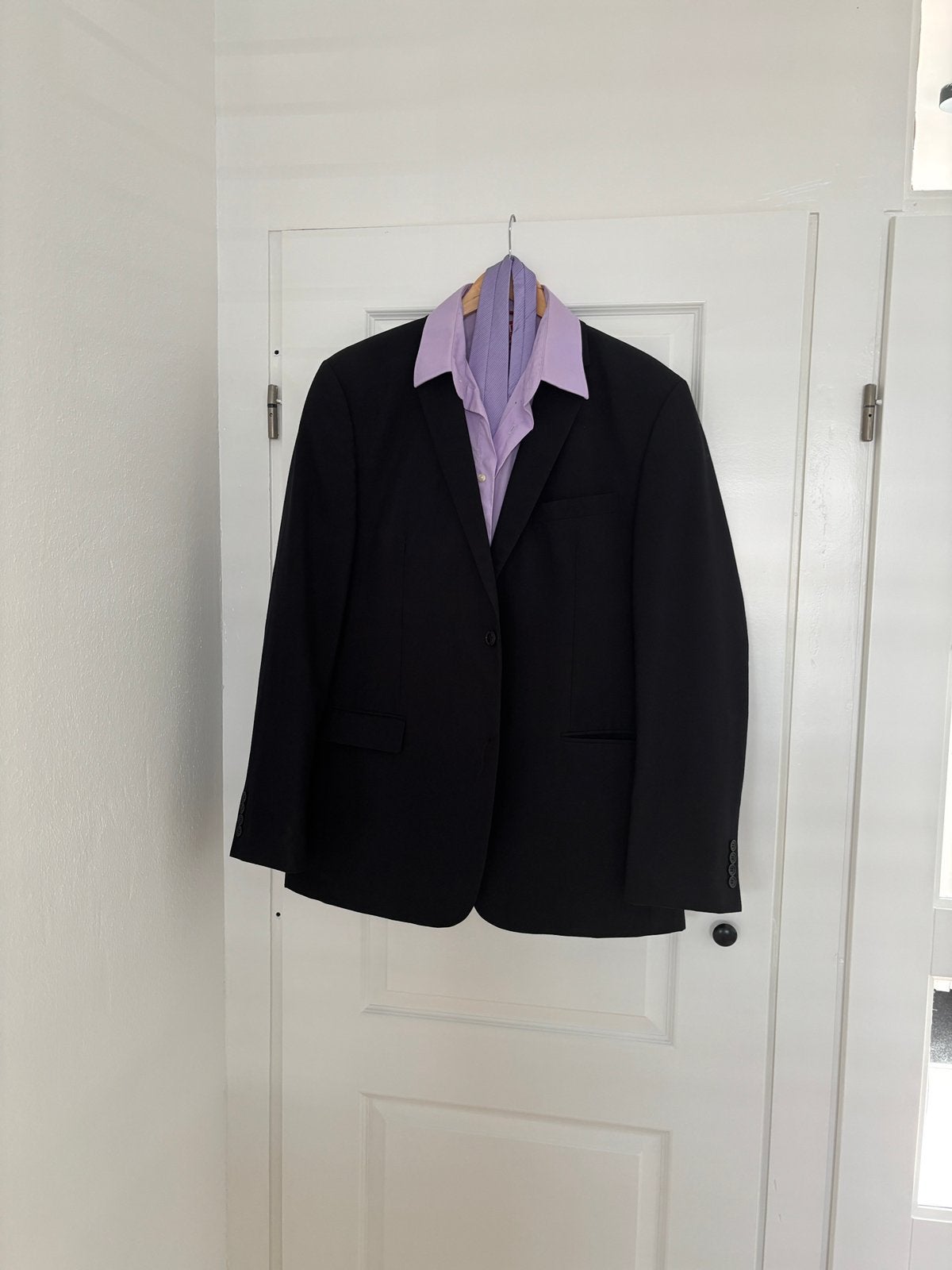 Heren kostuum, Kleding | Heren, Kostuums en Colberts, Ophalen, Zo goed als nieuw, Maat 56/58 (XL), Blauw