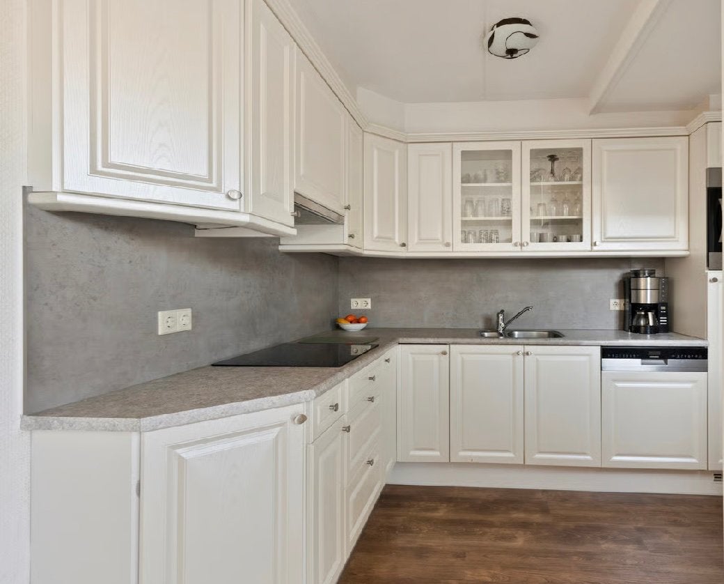 Nog super nette keuken af te halen, Huis en Inrichting, Keuken | Complete keukens, Ophalen, Hoekkeuken, Kunststof, Crème