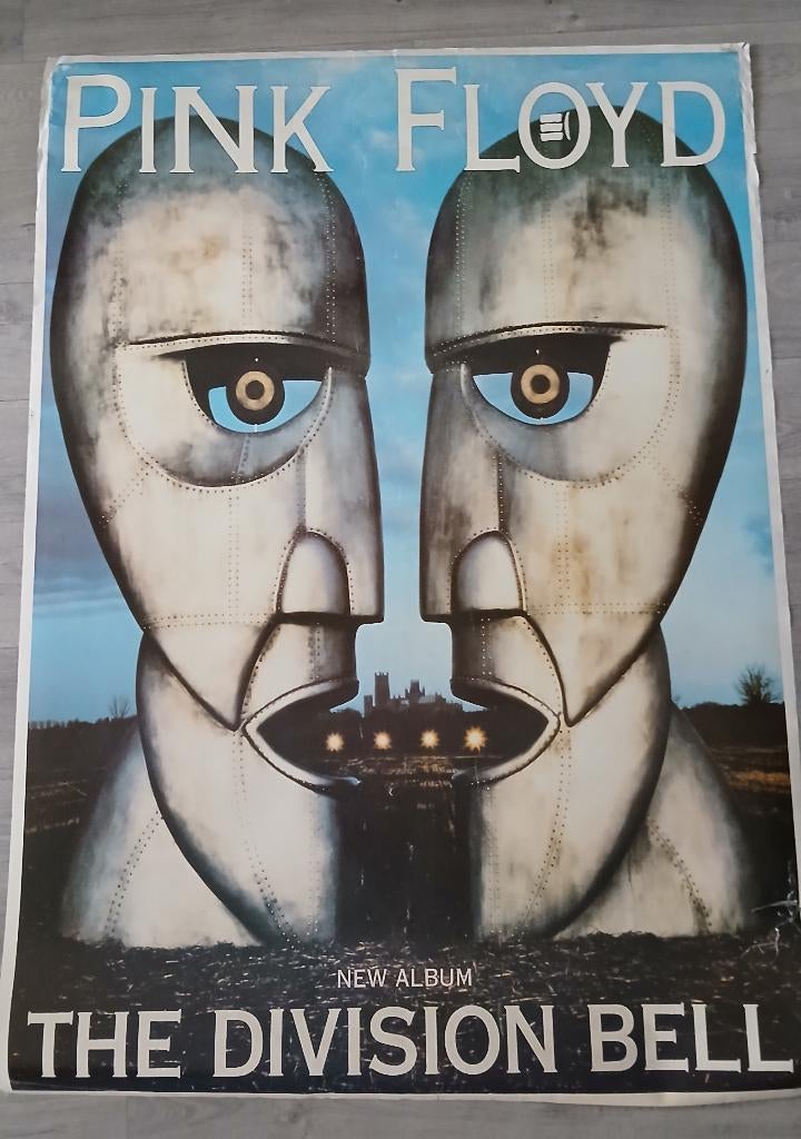 Pink Floyd The Division Bell mega poster, Deurposter of groter, Ophalen of Verzenden, Muziek, Rechthoekig Staand