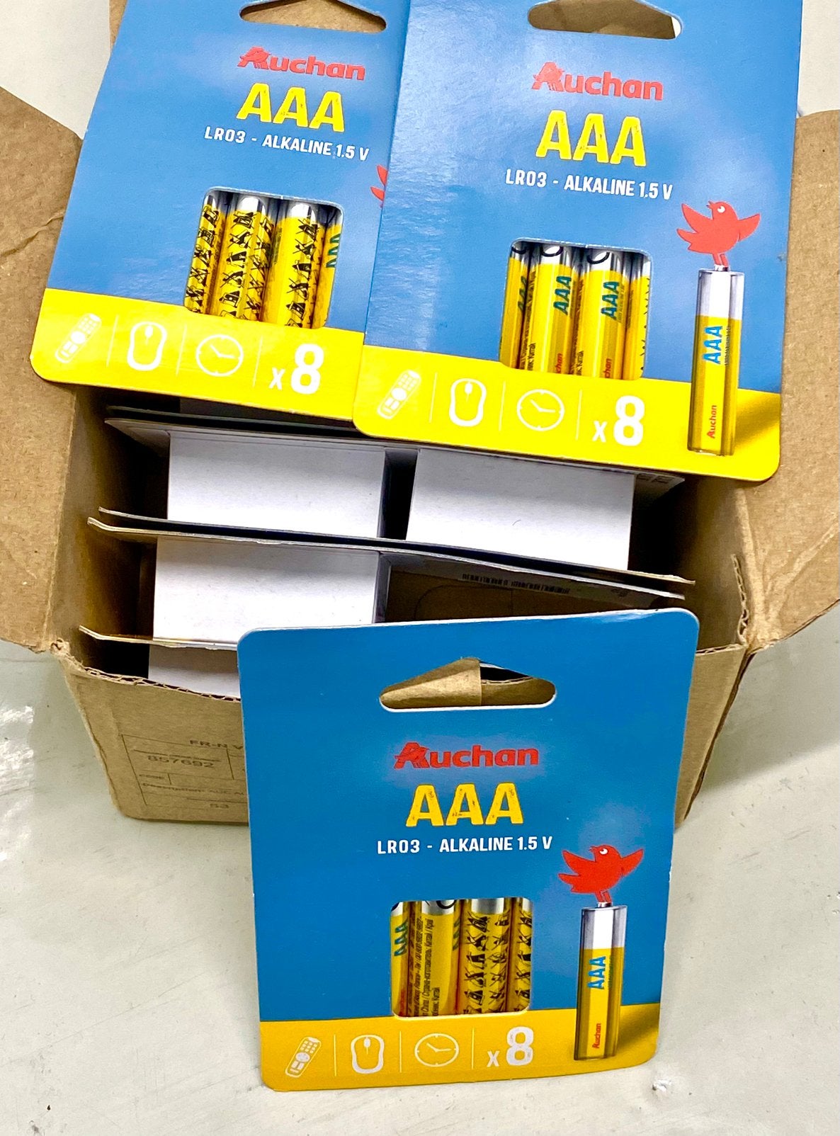 80x AAA Alkaline Batterijen Nieuw Houdbaar tot 2029, Ophalen of Verzenden, Zo goed als nieuw