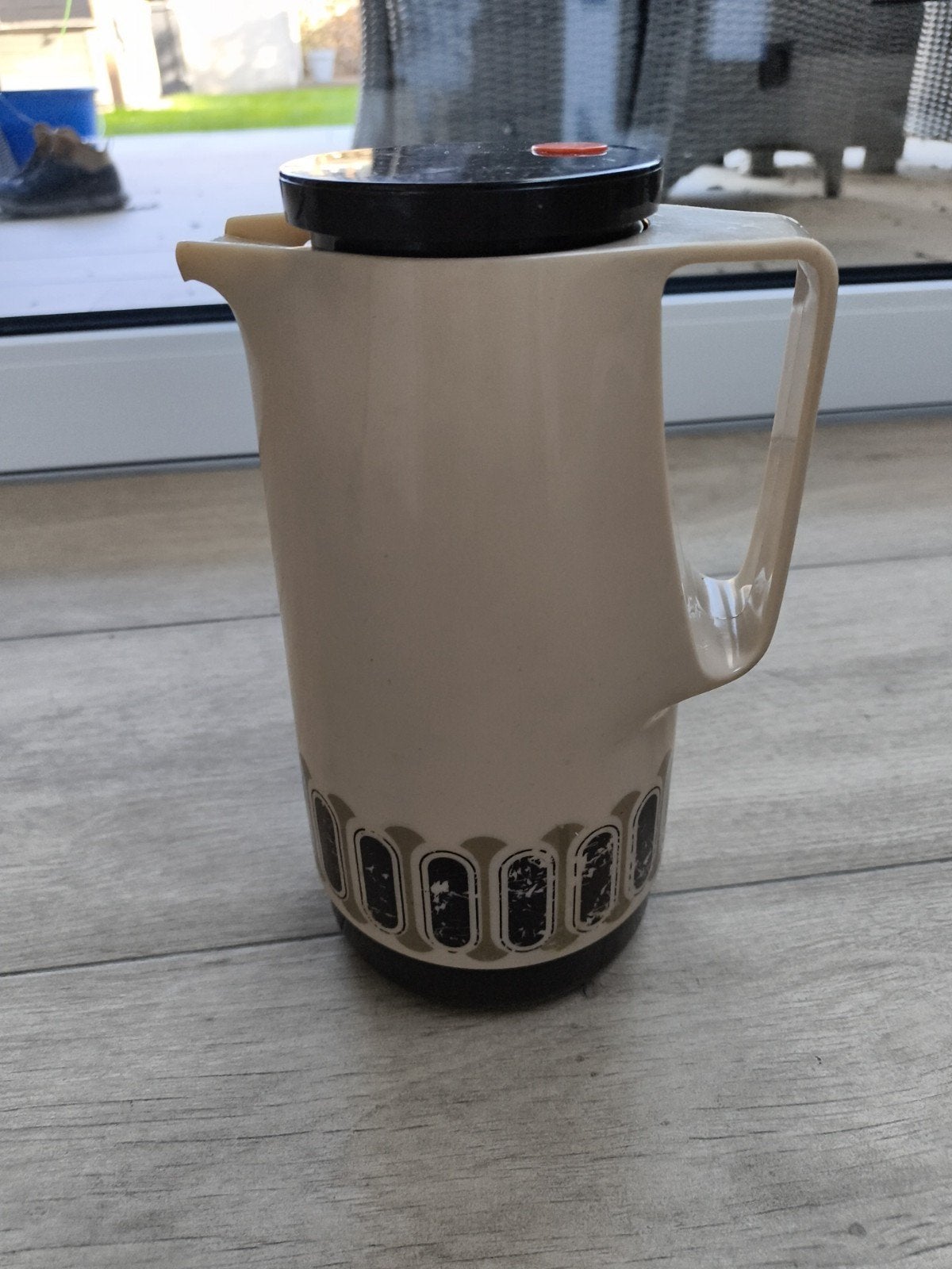 Vintage Thermoskan - Retro Design Koffie/Thee Kan, Ophalen of Verzenden