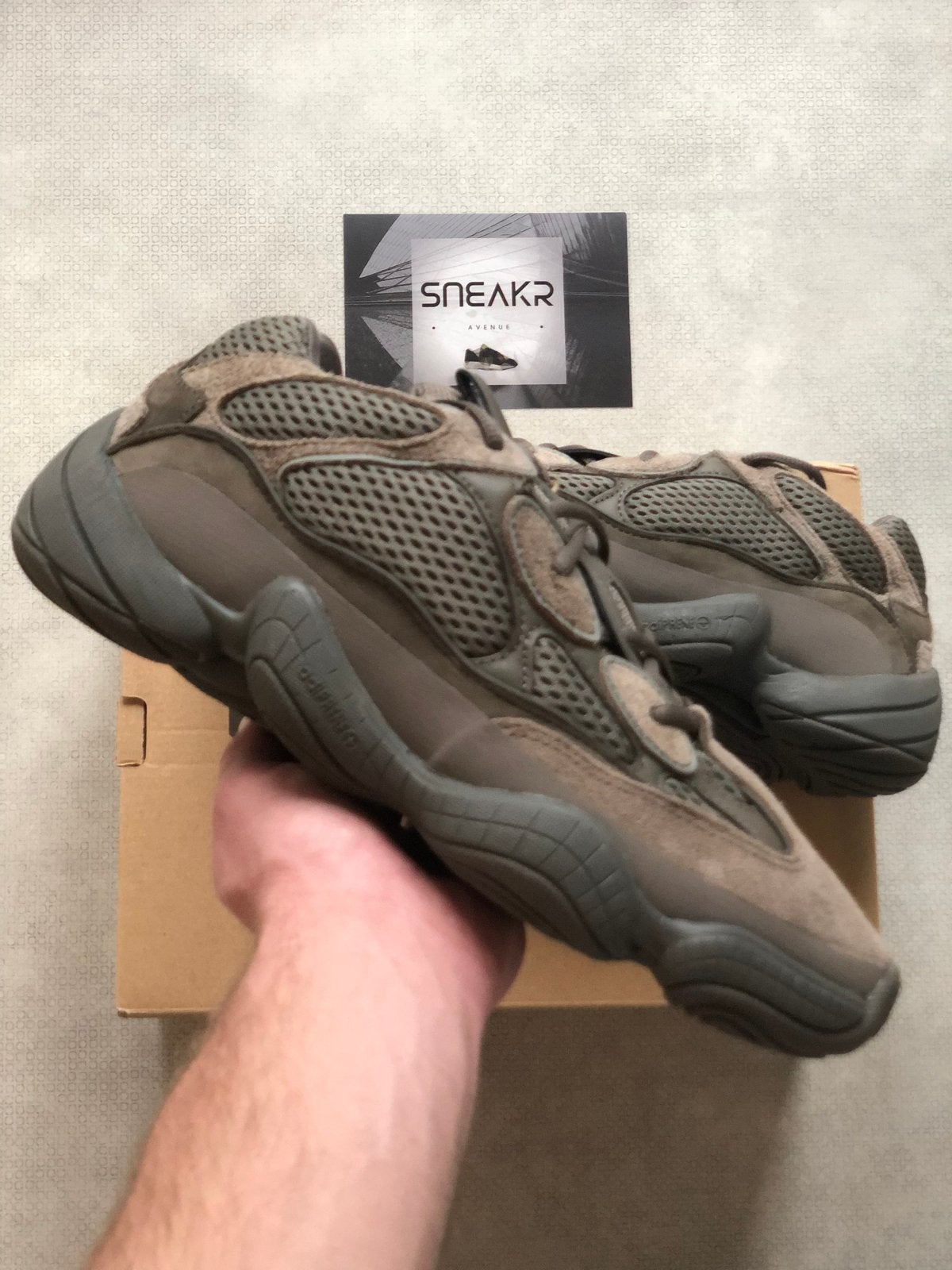 Adidas Yeezy 500 Clay Brown EU 41 2/3 Nieuw, Bruin, Hoogoorddreef 9A, Serviceinfo@onlineshop.adidas.com, Nieuw