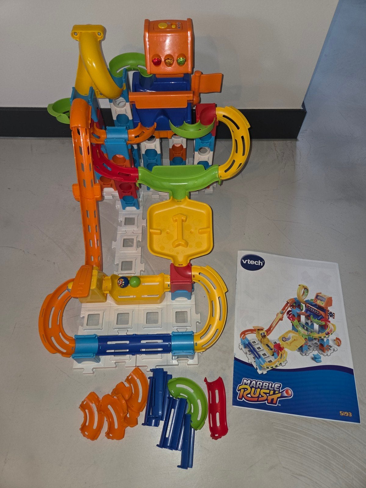 3 grote vtech knikkerbanen + reuzenrad, Ophalen, Zo goed als nieuw, 4 tot 6 jaar