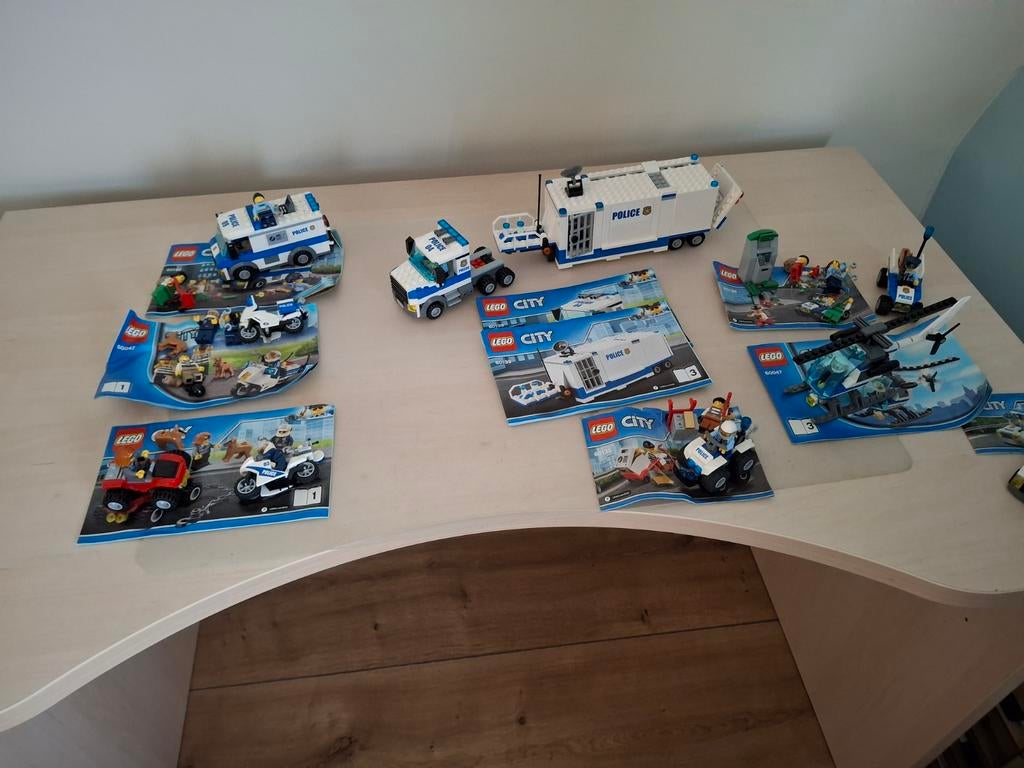 Lego City Politie Collectie (6 sets) - Zo goed als nieuw, City, Lego, Ophalen of Verzenden, Zo goed als nieuw