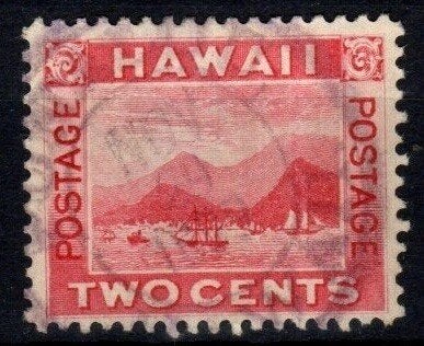 Mooi kavel Hawaii LZA987., Verzenden, Gestempeld, Noord-Amerika
