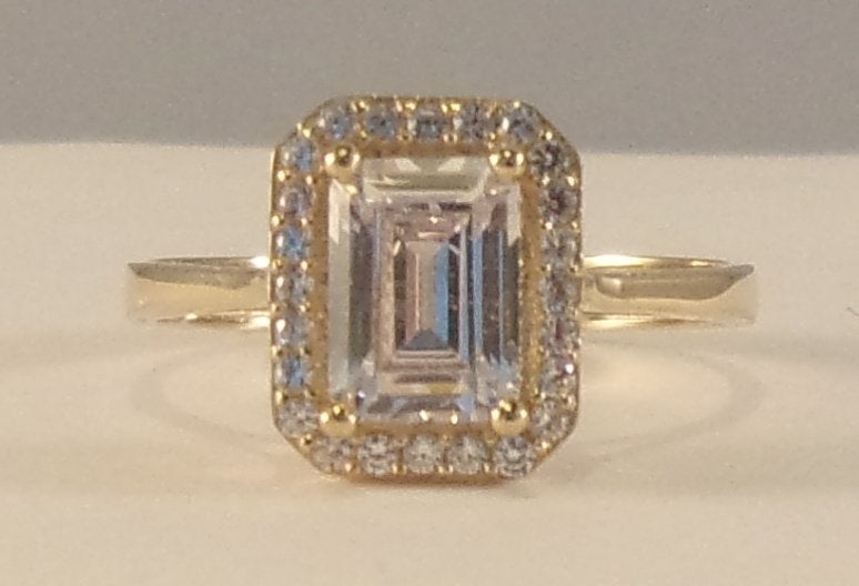 14 Karaat gouden ring - verlovingsring - trouwring - maat 17, Verzenden, Geel, Zo goed als nieuw, 17 tot 18