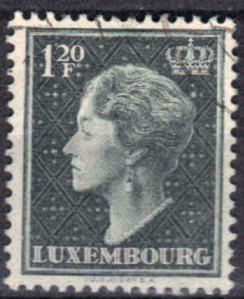 Luxemburg 1948-1953 - Yvert 418A - Charlotte (ST), Verzenden, Luxemburg, Gestempeld