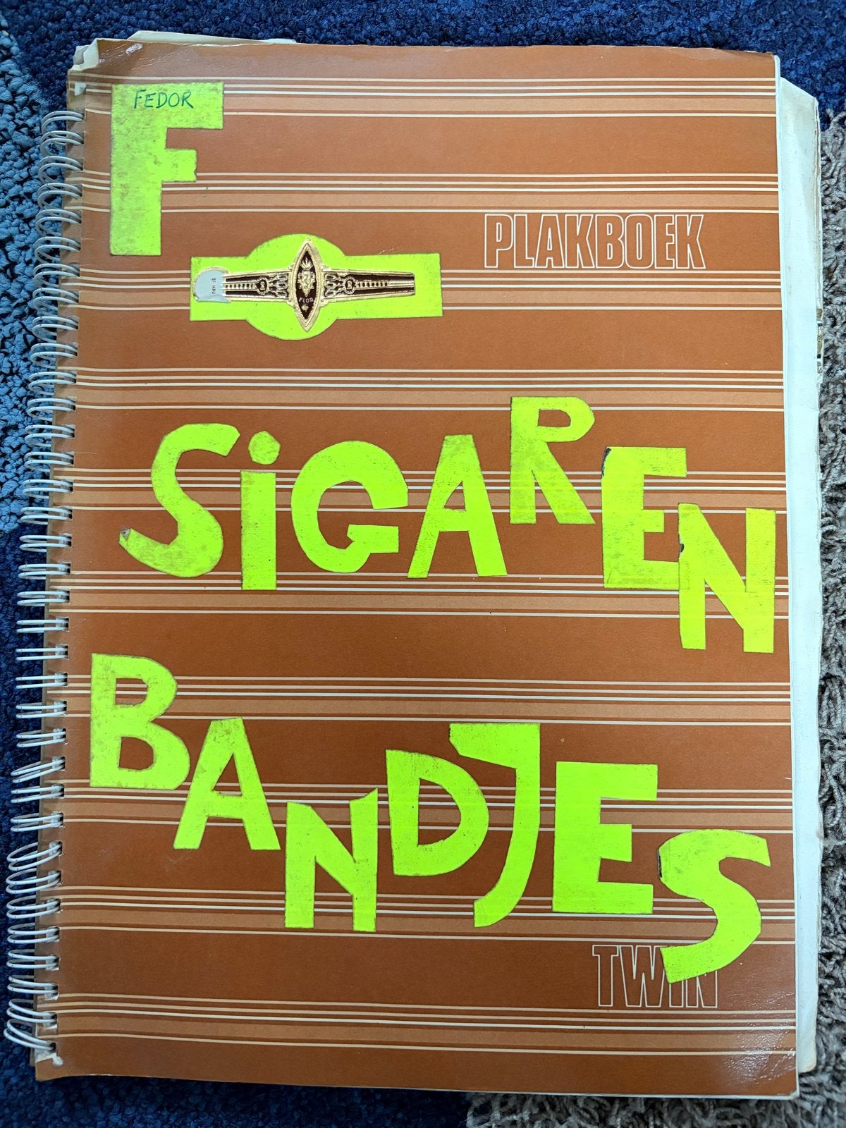 Vintage Plakboek Sigarenbandjes - Diverse Collecties, Ophalen of Verzenden, Gebruikt