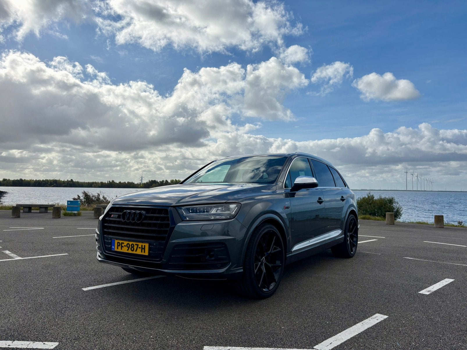 Audi SQ7 4.0 TDI 320KW Quattro Tiptronic 2017 Grijs, Auto's, SQ7, 435 pk, 8 cilinders, 2245 kg