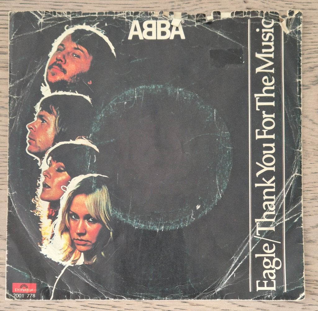ABBA – Eagle / Thank You For The Music, Cd's en Dvd's, Vinyl Singles, Ophalen of Verzenden, Gebruikt, 7 inch, Pop