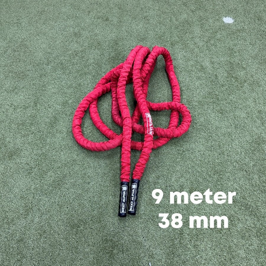 Battle Rope Next Alpha 9 meter (38 mm) - Rood, Ophalen of Verzenden, Zo goed als nieuw