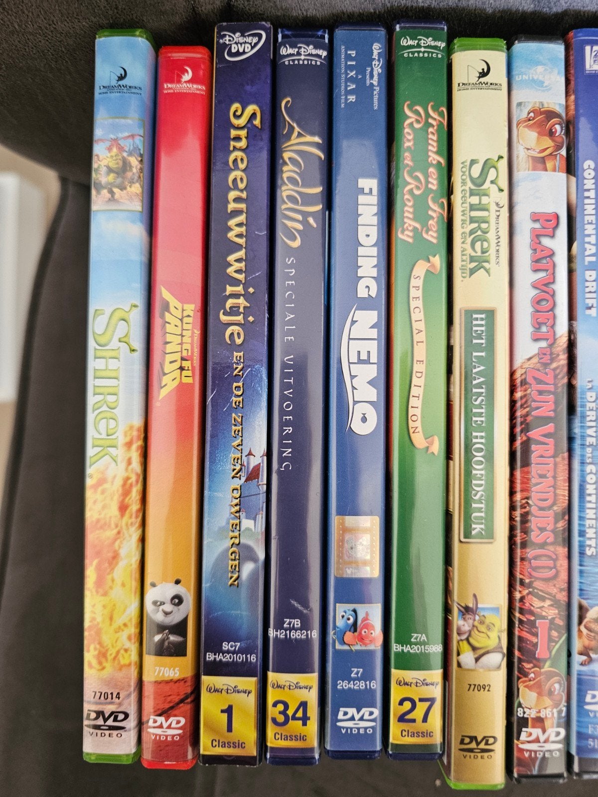 Disney & DreamWorks DVD Collectie - Animatiefilms, Gebruikt, Animatie, Alle leeftijden, Nederlands