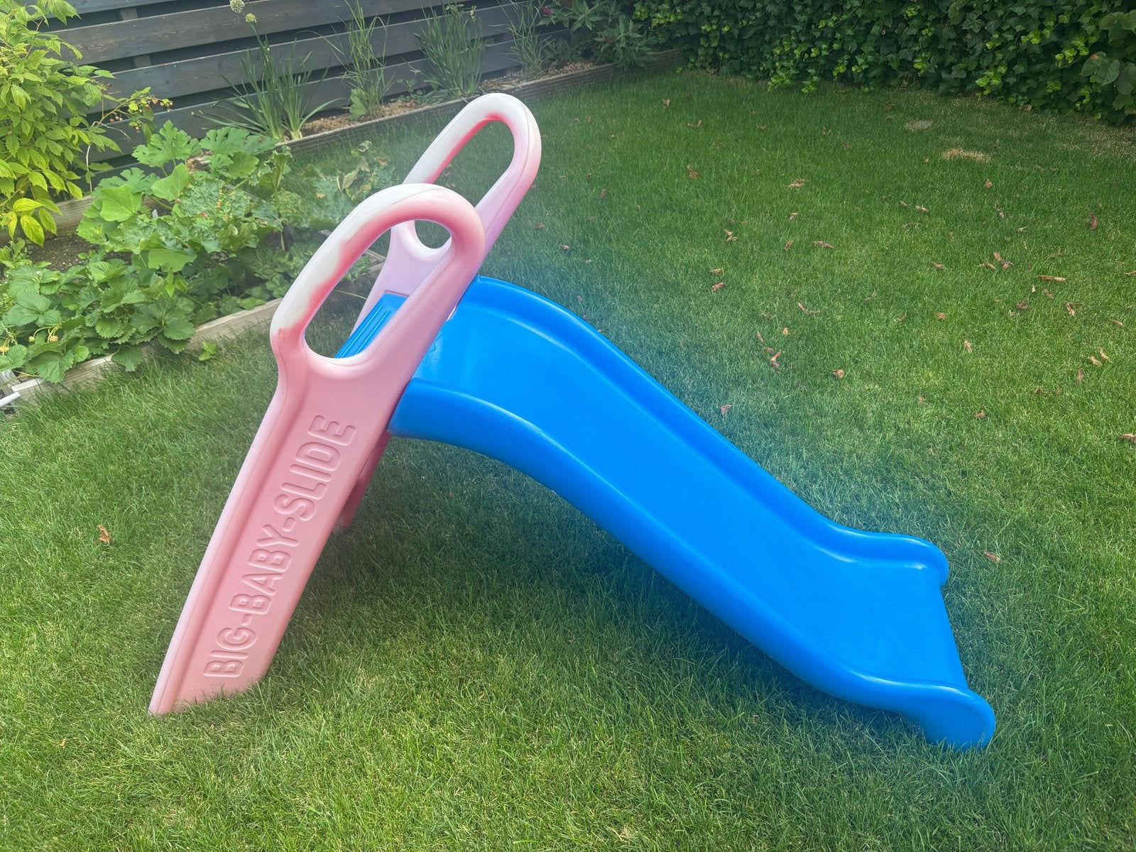 BIG-BABY-SLIDE Glijbaan - Roze en Blauw, Ophalen, Gebruikt, Glijbaan