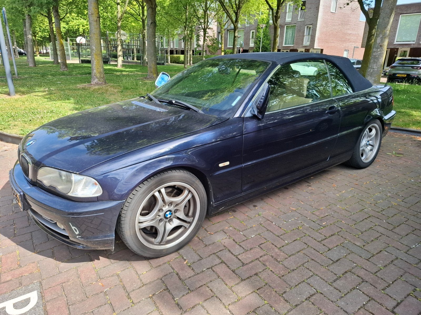 BMW 3-Serie 3.0 171KW 2002 Blauw, Auto's, BMW, Cabriolet, 1560 kg, Handgeschakeld, Particulier