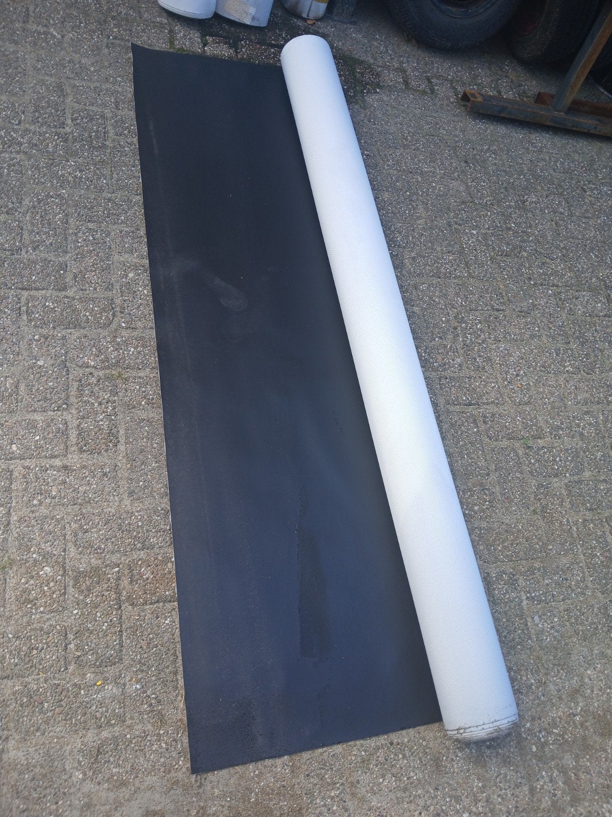 Pvc rol 1.35mm dik, 10m x 2.02m breed €50 per stuk, Ophalen, Nieuw, 15 m² of meer, Folie