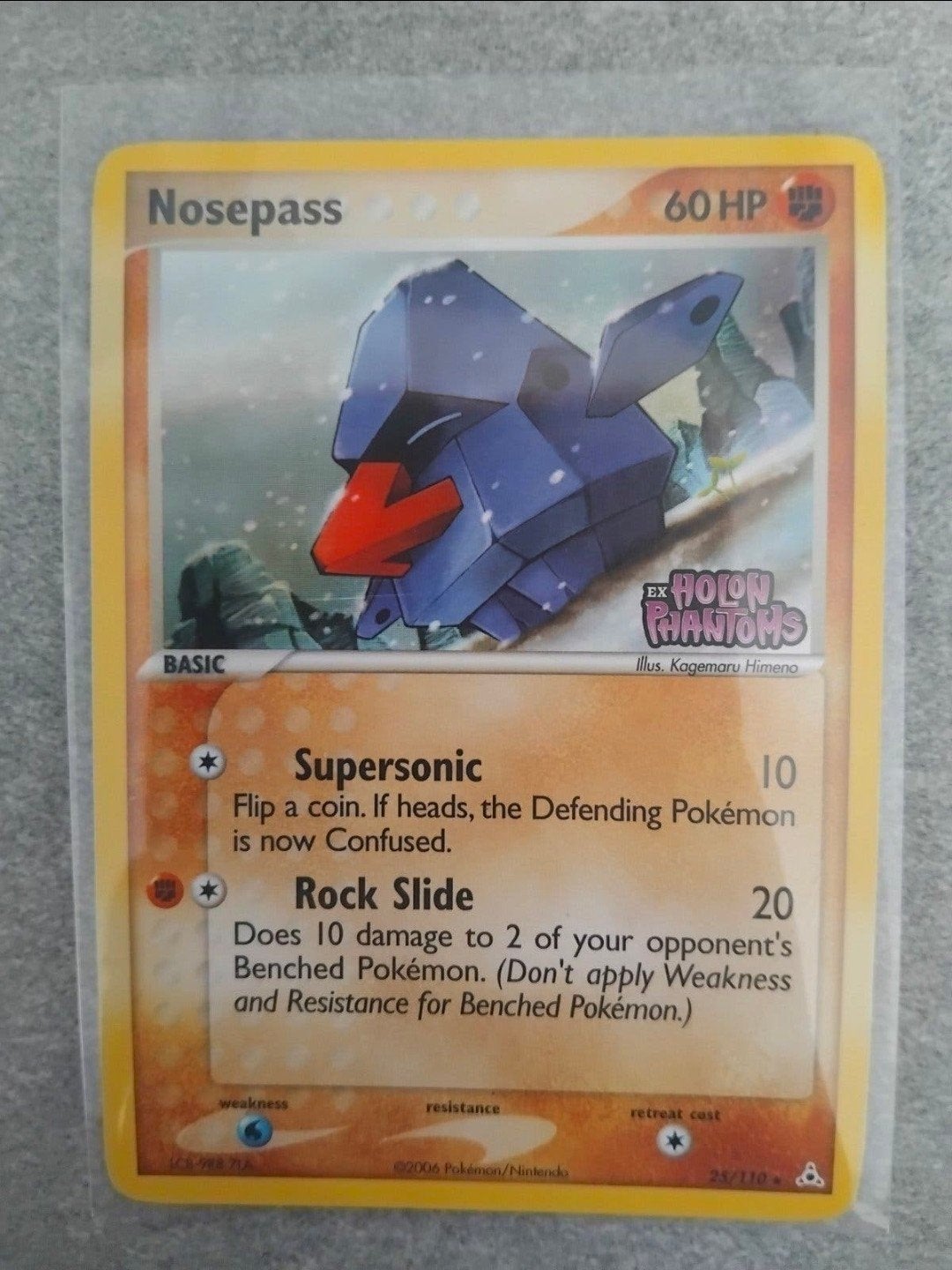Nosepass Pokémon Kaart - Holon Phantoms (2006), Ophalen of Verzenden, Zo goed als nieuw, Losse kaart