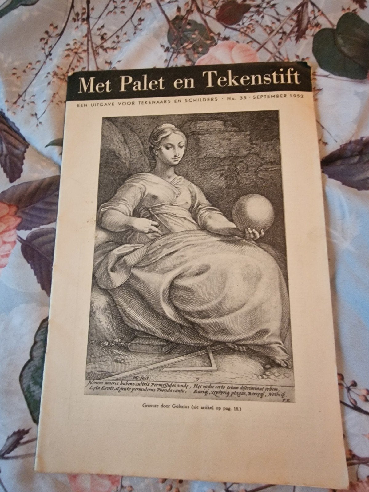 Met Palet en Tekenstift - September 1952 - Nr. 33, Ophalen of Verzenden, Gelezen, Overige typen