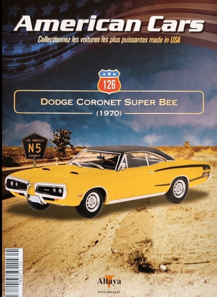 Dodge Coronet superbee '70 1/43 IXO ALTAYA American cars 126, Verzenden, Nieuw, Auto, Overige merken