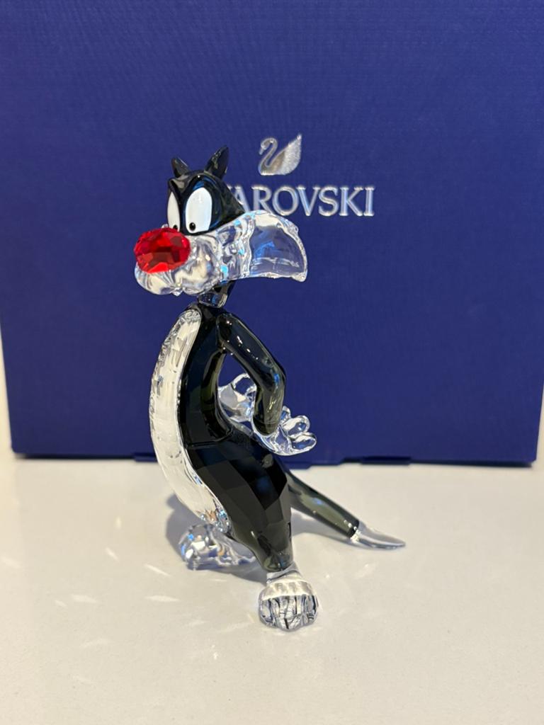 Swarovski looney tunes Sylvester, Verzamelen, Ophalen of Verzenden, Zo goed als nieuw, Figuurtje