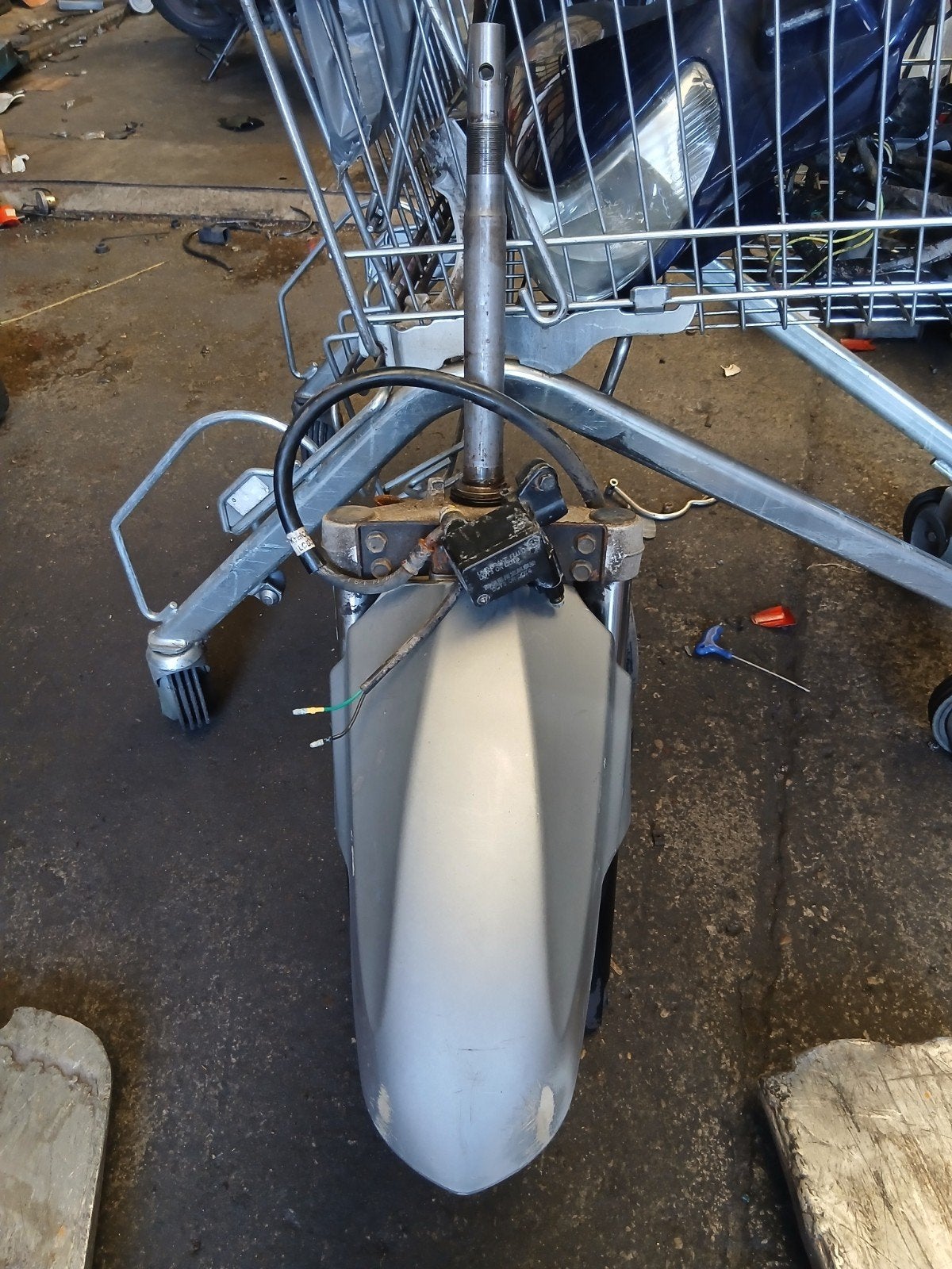 Kymco people s voorvork met spadbord en rem, Ophalen of Verzenden, Gebruikt, Overige typen, Kymco