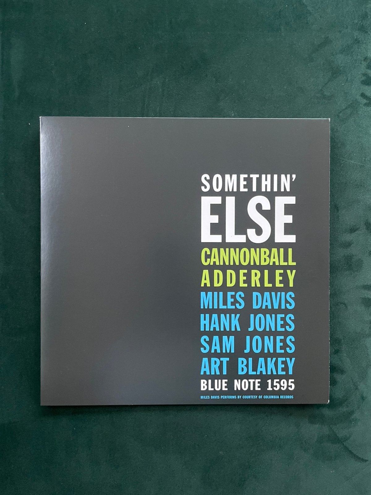 LP Cannonball Adderly - Something Else (blue note reissue), Ophalen of Verzenden, Gebruikt