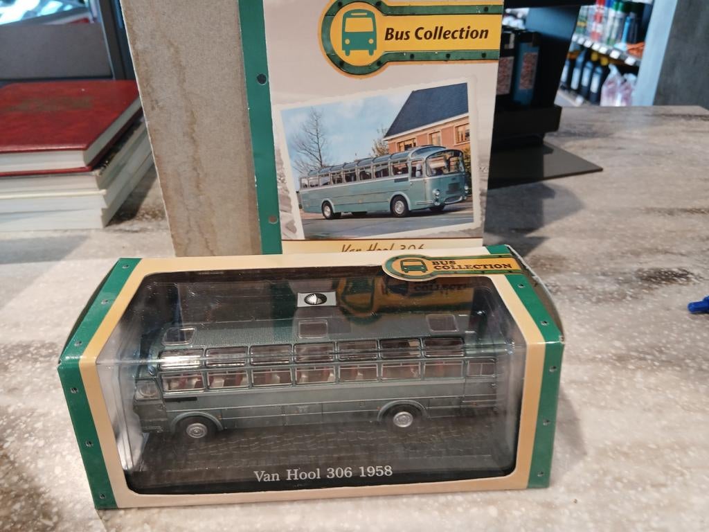 Van Hool 306 1958 Bus Model - Bus Collection, Overige merken, 1:50 of kleiner, Overige typen, Nieuw