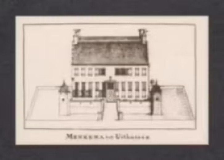 Uithuizen Borg Menkema tot Uithuisen., Ophalen of Verzenden, 1960 tot 1980, Ongelopen, Groningen