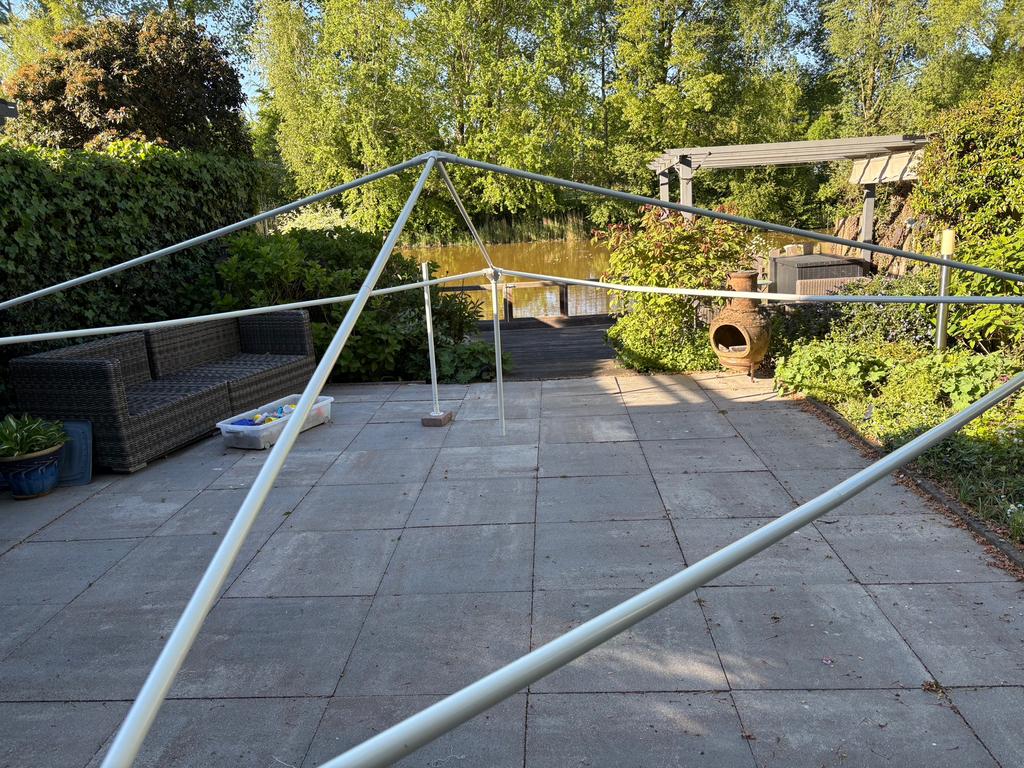 Partytent 3x3, Ophalen, Gebruikt