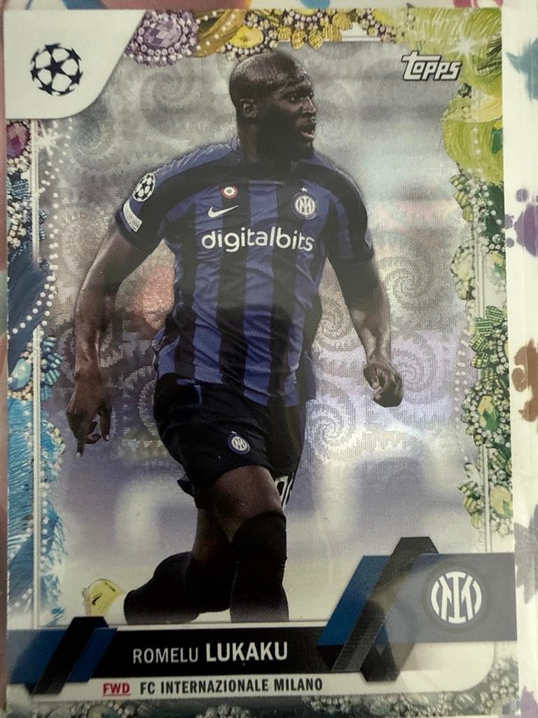 Romelu Lukaku Topps kaart, Ophalen of Verzenden, Zo goed als nieuw, Buitenlandse clubs, Spelerskaart