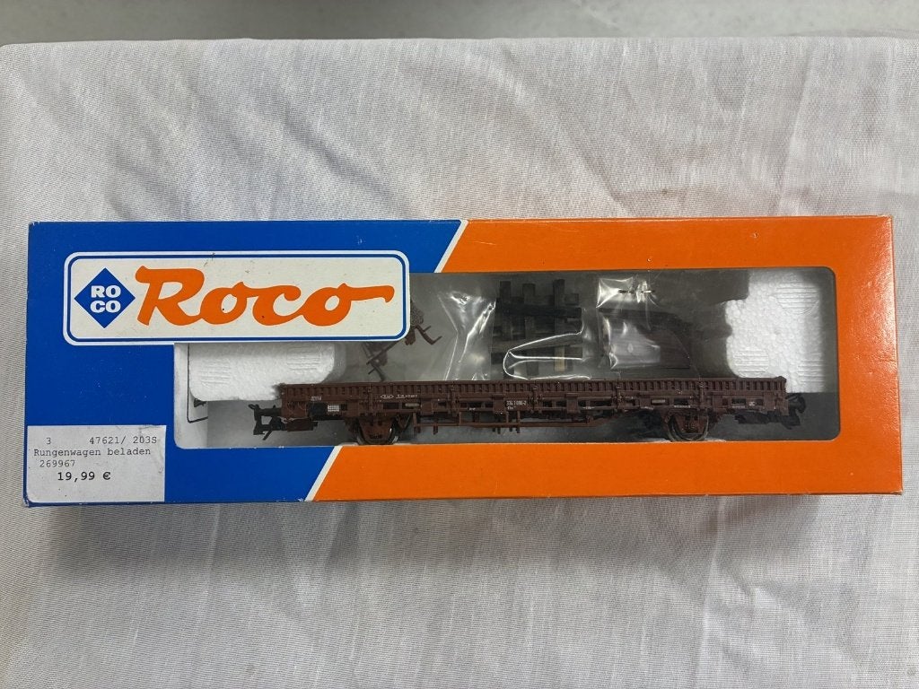 Roco 47621 H0 DB rongenwagens met lading – 2 stuks nieuw, Gelijkstroom, Ophalen of Verzenden, Roco, Nieuw