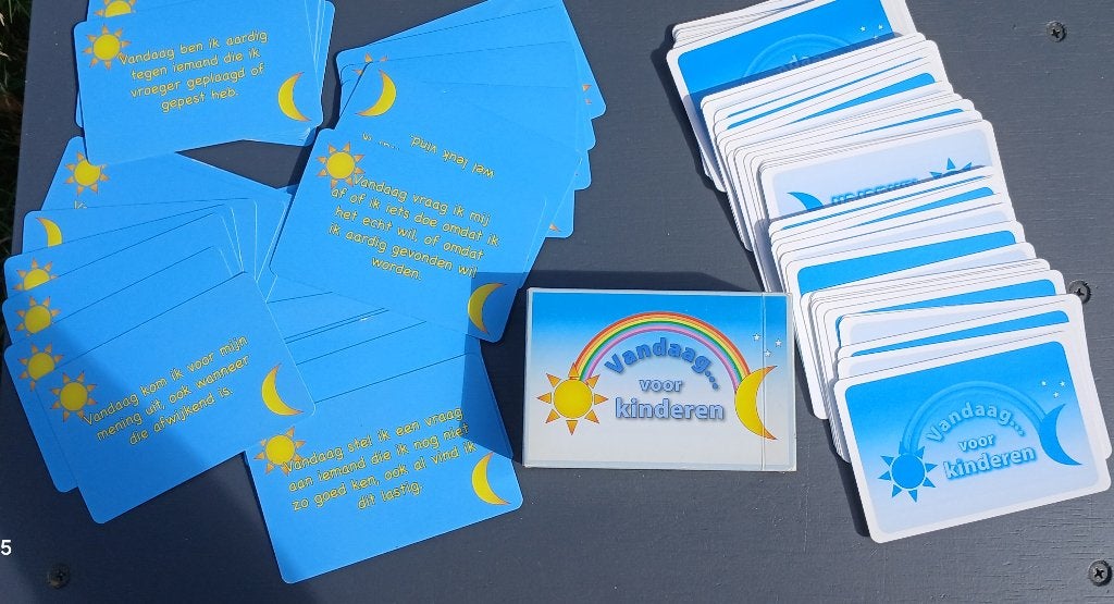 Foto 6 van Grote set kinder(yoga & coaching)-kaarten: 8 complete sets
