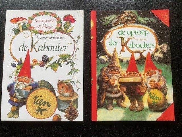 2 Kabouterboeken Rien Poortvliet, Ophalen of Verzenden, Zo goed als nieuw, Rien Poortvliet, Prentenboek